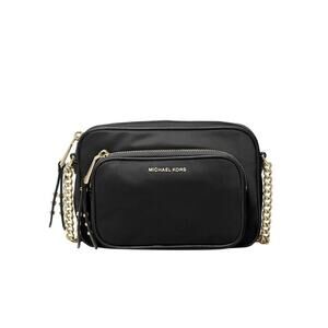 Michael Kors Leila Large Camera Bag Black Retails For $168.00